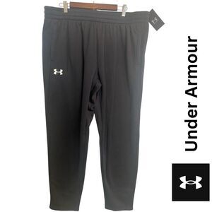 Under Armour Sweatpants Men’s Size 2Xl Black Fleece Athleisure Performance Gym